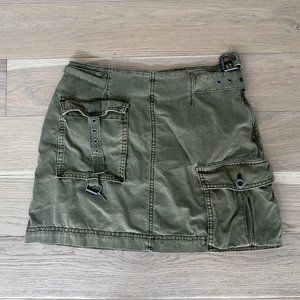 Free People Erika Mini Utility Skirt